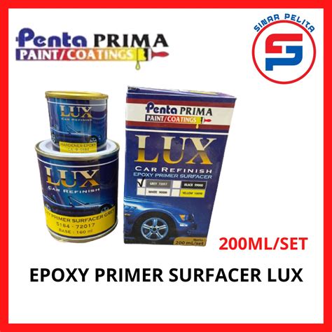 Jual EPOXY PRIMER SURFACER LUX GREY CAT EPOXY CAT DASAR EPOXY LUX