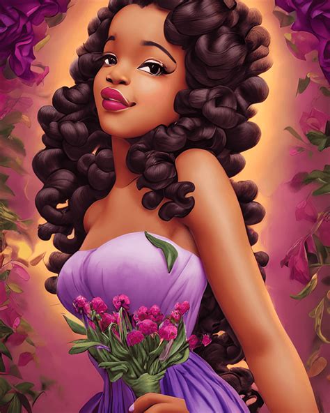 Beautiful Brown Skin Girls 2 In Disney Princess · Creative Fabrica