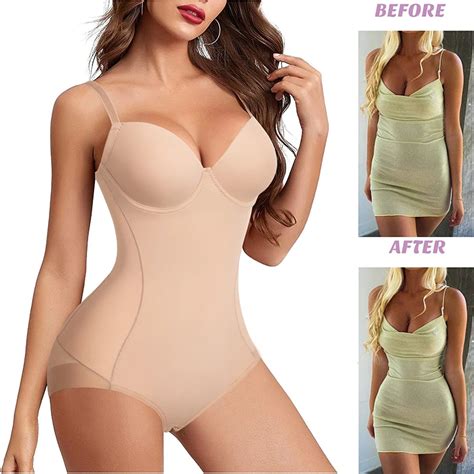 Bodysuit Sem Costura Para Mulheres Shaper De Corpo Inteiro Shapewear