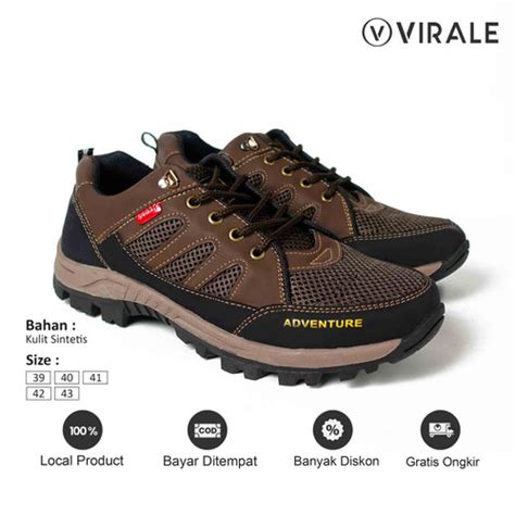 Jual Sepatu Hiking Pria Model Adventure Outdoor Gunung Mamojo Store