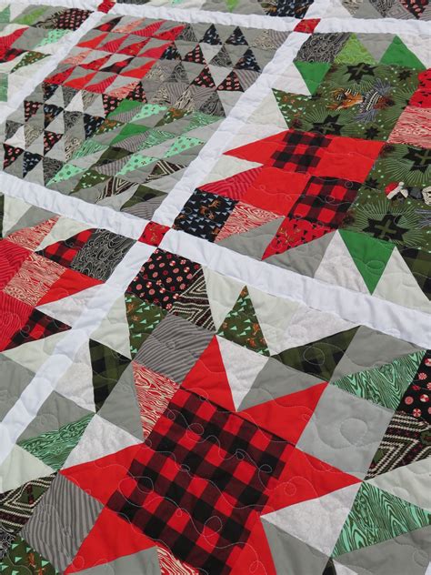 Quick And Easy Christmas Quilt Quilting And Binding Weallsew Simple Christmas Winter