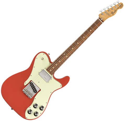 Fender Vintera S Telecaster Custom Pf Fiesta Red Muziker