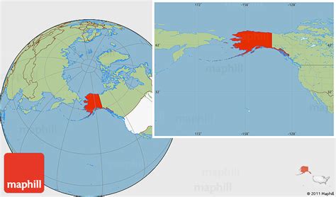 Where Is Alaska Located On The World Map Interactive Map