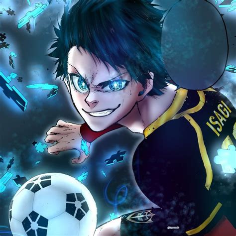 An Anime Character Is Holding A Soccer Ball