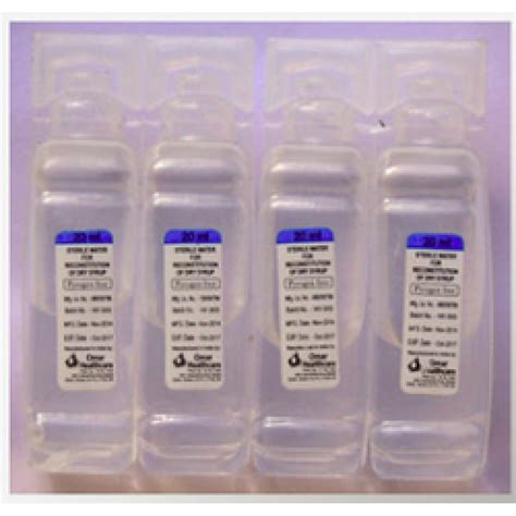 Distilled Water For Injection 10 Ml Box 100 Arkanlabs