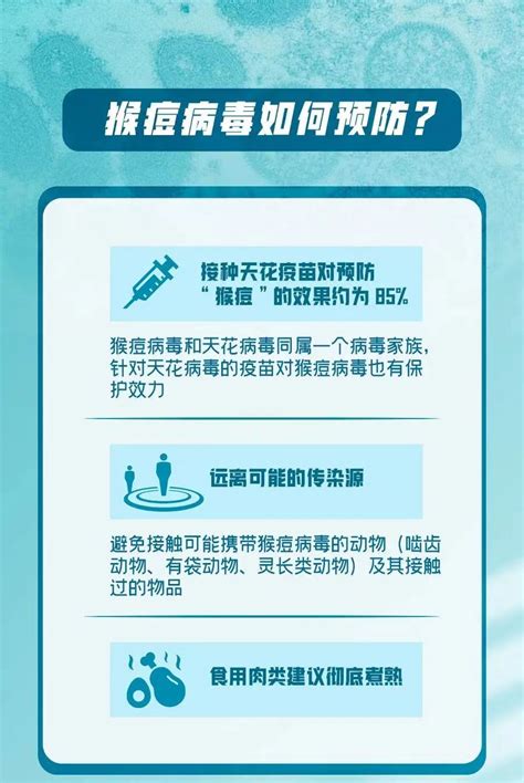 烟台市政府门户网站 健康科普 猴痘 猴痘病毒如何预防？