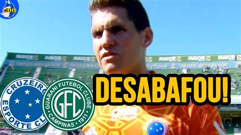 RAFAEL CABRAL muito SINCERO após DERROTA do CRUZEIRO pro GUARANI