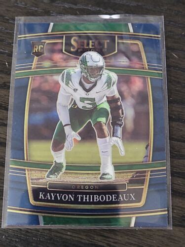 Select Draft Picks Kayvon Thibodeaux Giants Rookie Rc Blue