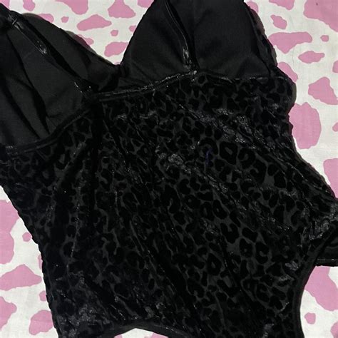 🎀 Y2k Cheetah Print Goth Grunge Aesthetic Velvet Depop