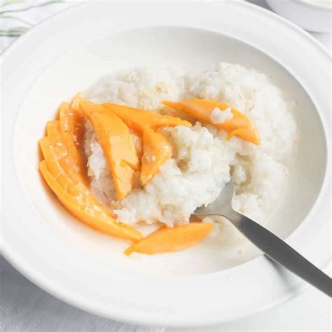 Thai Sticky Mango Rice Recipe - The Gingered Whisk