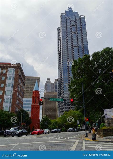 North America Usa Georgia Atlanta Peachtree Street Building