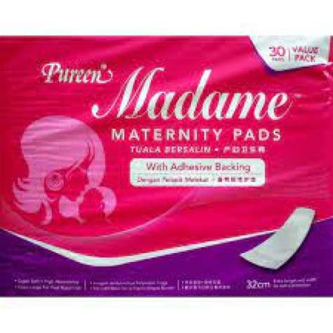 Madame Maternity Pads 20s X 2 Pad Bersalin For After Birth Pgmall