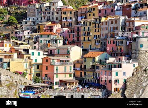 Cinque Terre Village Manarola Stock Photo Alamy