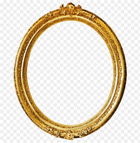 Gold Oval Frame Png PNG Transparent With Clear Background ID 115716