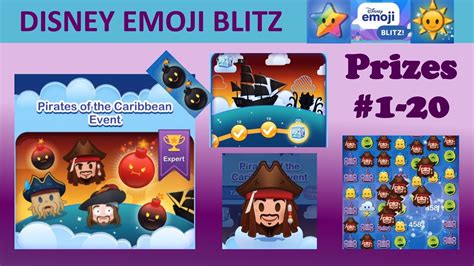 Disney Emoji Blitz Pirates Of The Caribbean Event Prizes 1 20 Jack Sparrow Power 1 Gameplay