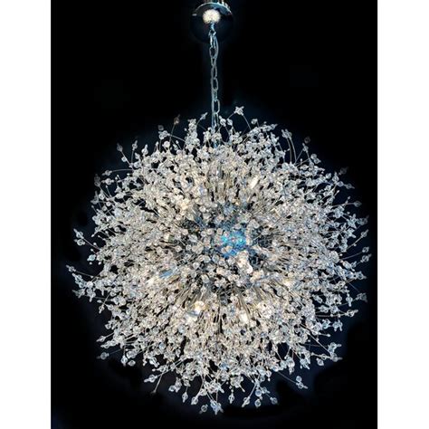 Everly Quinn Global Chandelier Dandelion Firework Chandelier Crystal