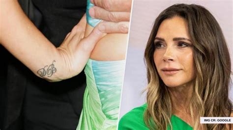 Here S Why Victoria Beckham Removed Her Tattoo Of Husband David S Initials