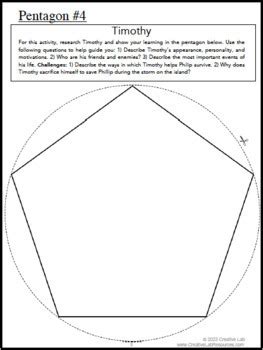 The Cay Novel Study Project Craft PBL By Creative Lab TPT