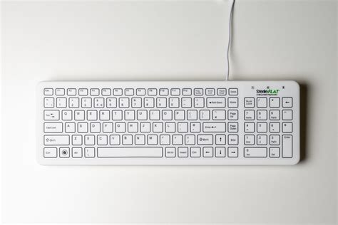 SterileFLAT Antibacterial Flat Wired Keyboard SF09-02 - Admor