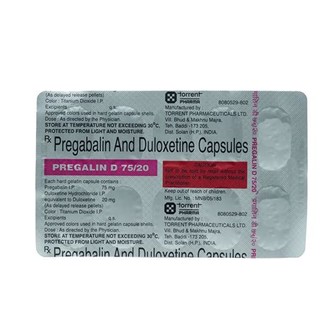 Pregalin D Capsule Uses Side Effects Price Apollo Pharmacy