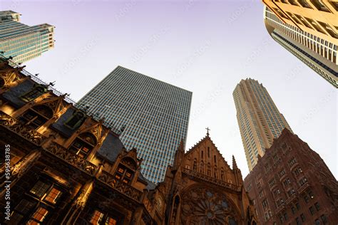 Downtown Chicago Skyscraper Skyline Stock Photo | Adobe Stock