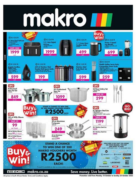 Makro Promotional Leaflet - Valid from 10.10 to 23.10 - Page nb 1 - za ...