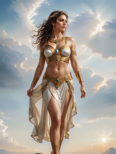 Premium Free Ai Images Full Body Portrait Of Beautiful Greek Goddess Elegant Highly Detailed