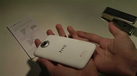 Htc One X How To Insert Sim Card Youtube