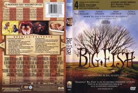 Big Fish (2003) R1 - Movie DVD - CD label, DVD Cover, Front Cover