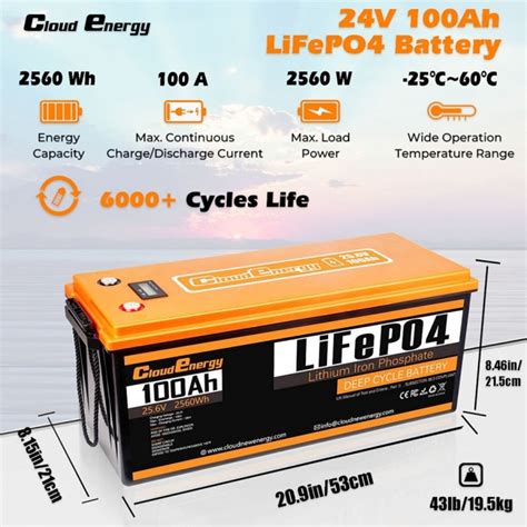 Akumulator Lifepo Cloudenergy V Ah Wh Energii Ponad