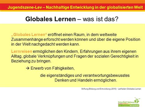 Nachhaltige Entwicklung In Der Globalisierten Welt Ppt Video Online