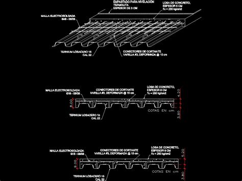 Detalles Losacero Uniones Joist En AutoCAD CAD 71 91 KB Bibliocad