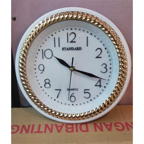 Jual Jam Dinding Merk Standard Modern Dm Cm Shopee Indonesia