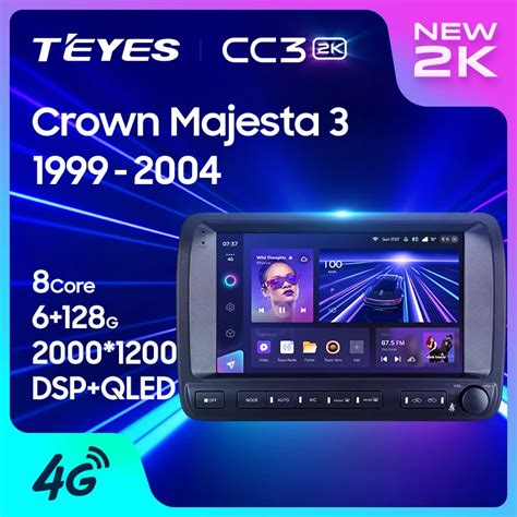 TEYES Тиайс CC3 2K Штатная магнитола For Тойота Краун Маджеста 3 170 ...
