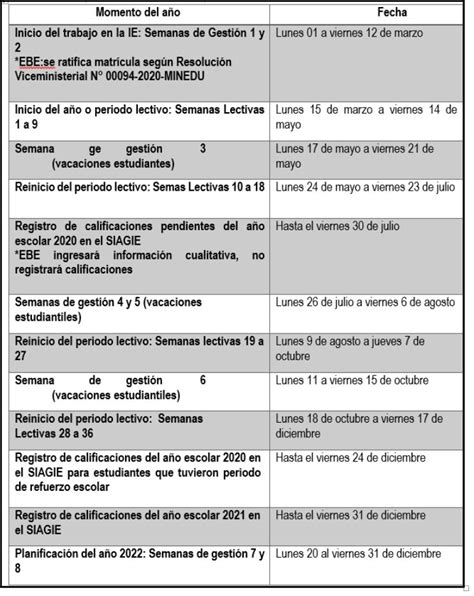 📚 【 Calendario Del Año Escolar 2021 】 ️