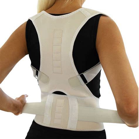 Posture Ceinture Magnétique Correcteur Dos Soutien Maintien Réglable