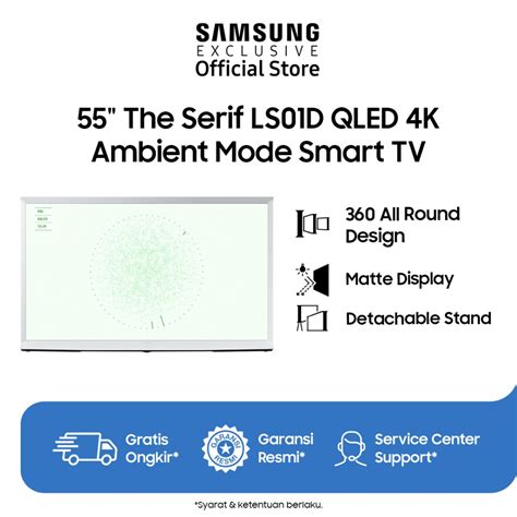 Jual Samsung The Serif Ls D Qled K Ambient Mode Smart Tv Inch