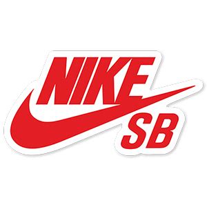 Red Nike SB Logo Sticker | Skateboard stickers, Logo sticker, Nike sb