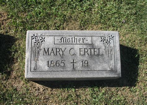 Mary Catherine Sack Ertel 1865 1933 Find A Grave Memorial