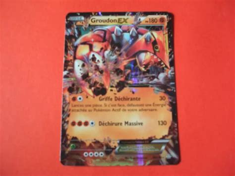 CARTE POKÉMON ULTRA rare GROUDON EX 180PV 85 160 XY Neuve Collection