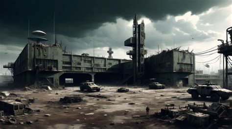 PostApocalyptic SciFi Military Base | MUSE AI