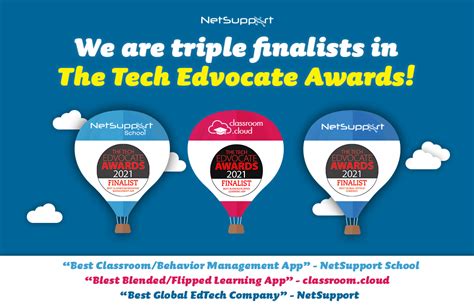 Were Triple Finalists In The Tech Edvocate Awards Netsupport Inc