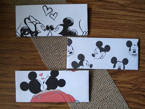 Mickey Mouse Cash Envelope Printable Budget Envelopes Dave Etsy