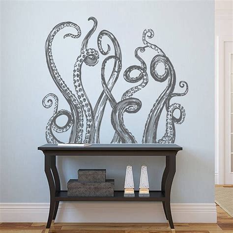 Kik Wall Decal Sticker Octopus Tentacles Bathroom Living