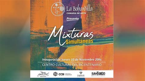 Se inaugurará la muestra Mixturas simultáneas en el Centro Cultural