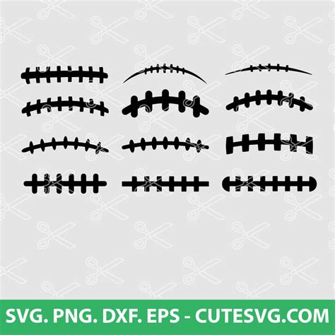 Football Laces Svg Cut File Football Laces Png Sport Svg