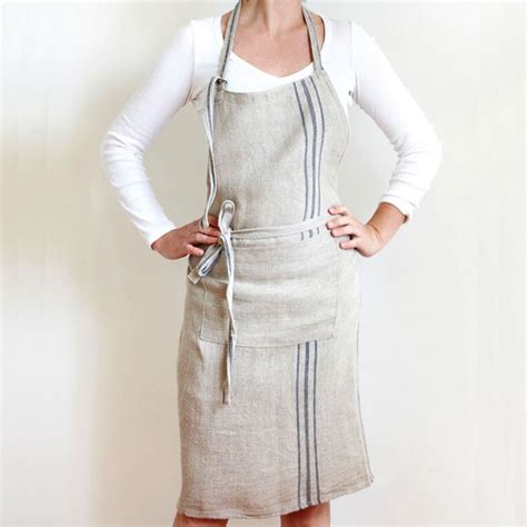 Linen Apron At Ts Australia French Inspired For Cooking Mums