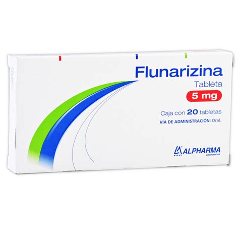 FLUNARIZINA ALPHARMA 5MG TABS 7502226294988 Distribuidora DISA