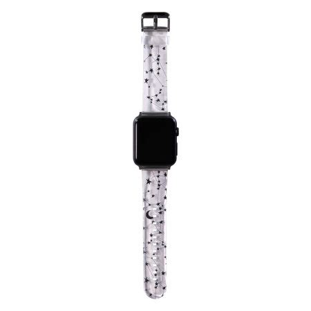 Lovecases Black Stars Moons Strap For Apple Watch Series Mm