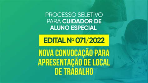 Educa O Divulga Oitava Convoca O Para Escolha De Local De Atua O No